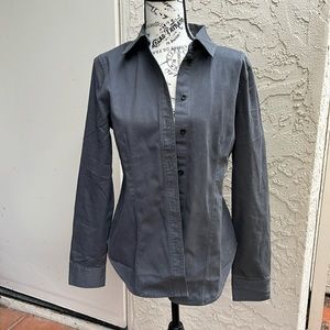 Madewell cotton chino button up shirt size 6